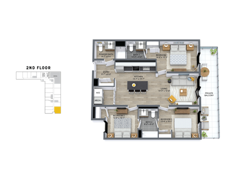 1744 N Western Ave Studio-3 Beds Apartment for Rent - Photo Gallery 76